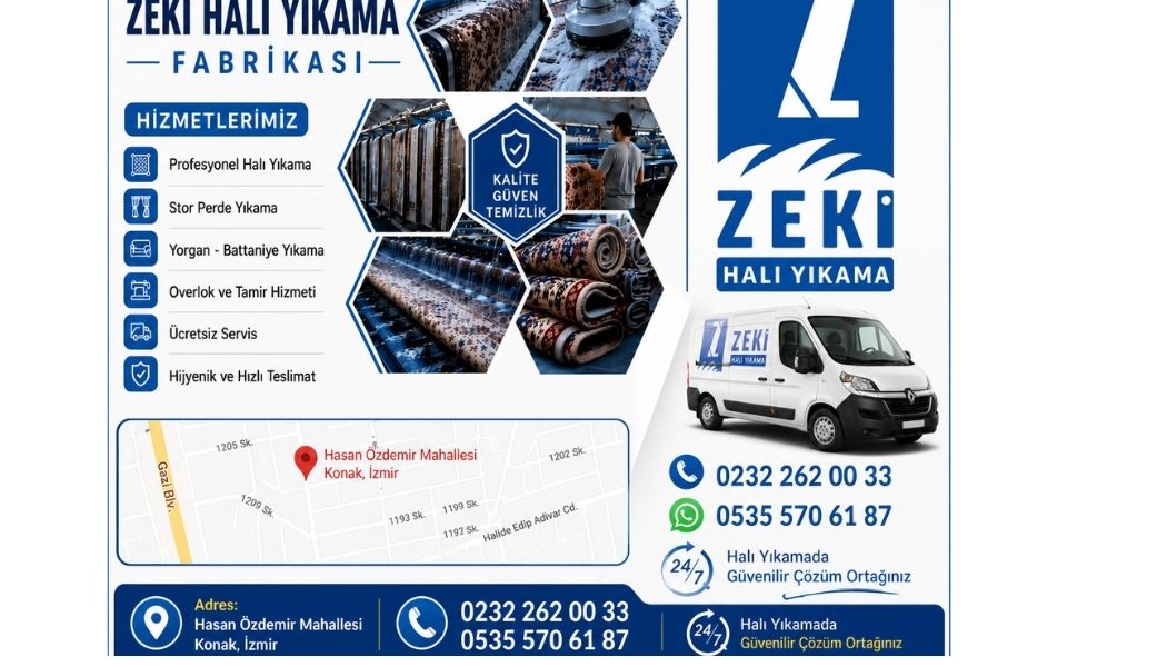 Konak Hasan Özdemir Mahallesi Halı Yıkama Profesyonel Temizlik Hizmetleri